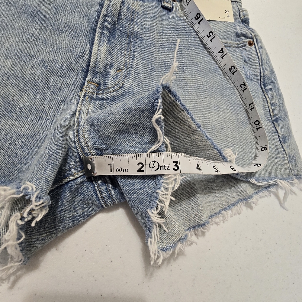 Abercrombie & Fitch Light Blue Denim Jean Shorts - Picture 7 of 12